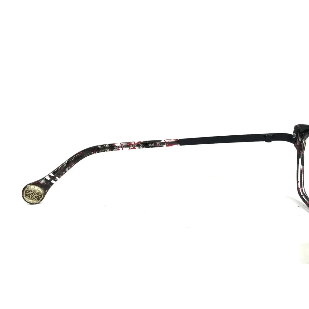 BOZ Eyeglasses Frames WOODY 0080 Black Gray Pink Speckled Cat Eye 53-15.5-135